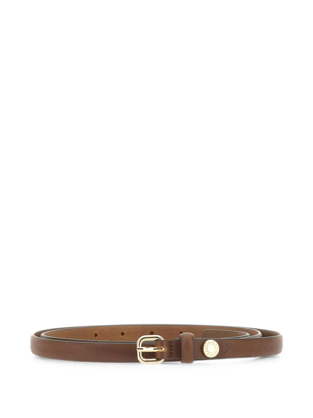 GIANNI CHIARINI smooth leather belt - Marrone