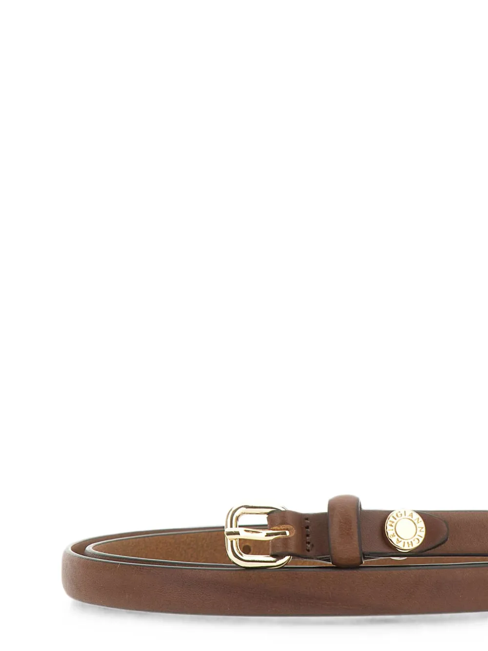 GIANNI CHIARINI Leren riem Bruin