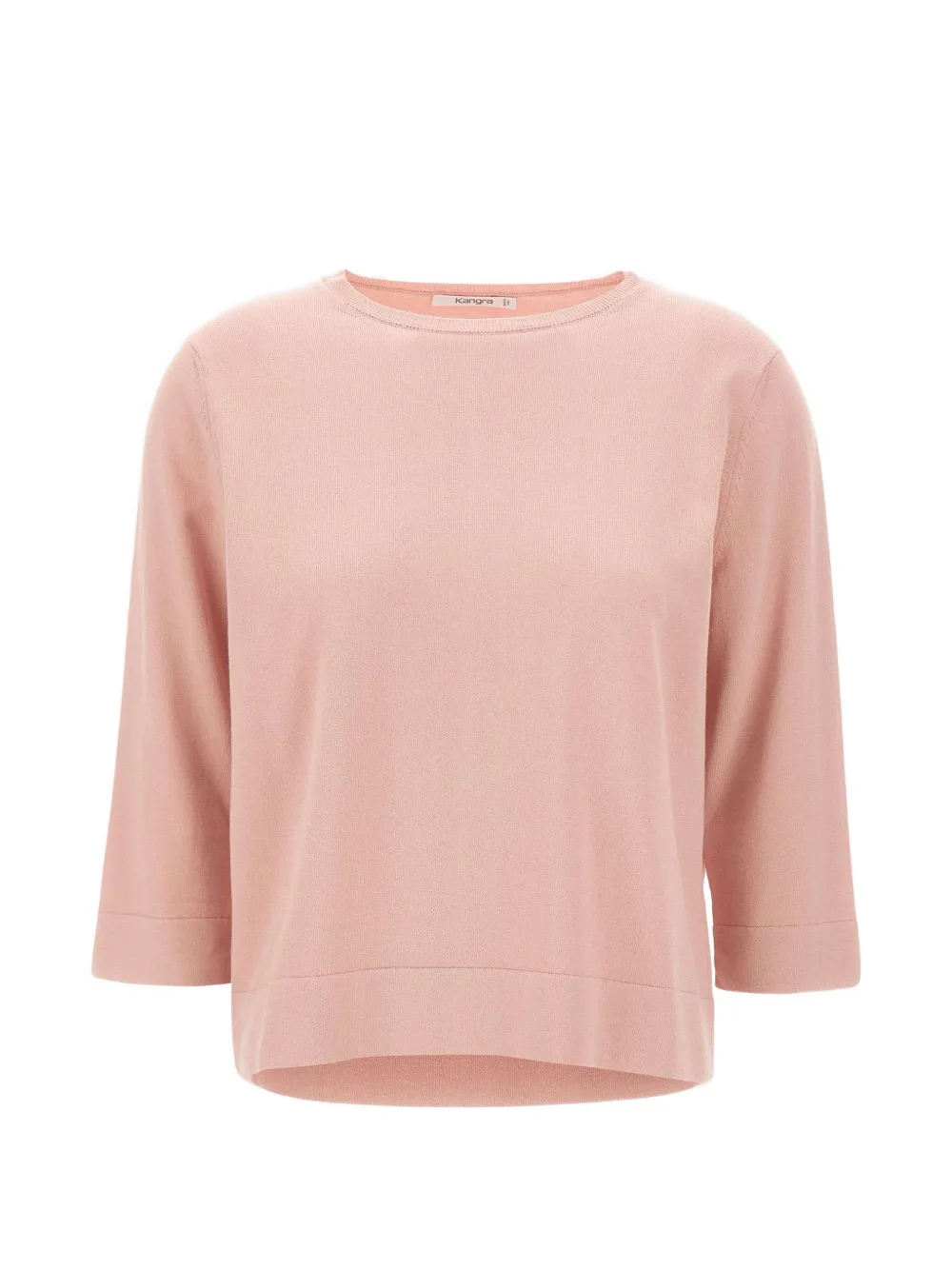 Kangra ribbed-trim crew-neck sweater - Rosa