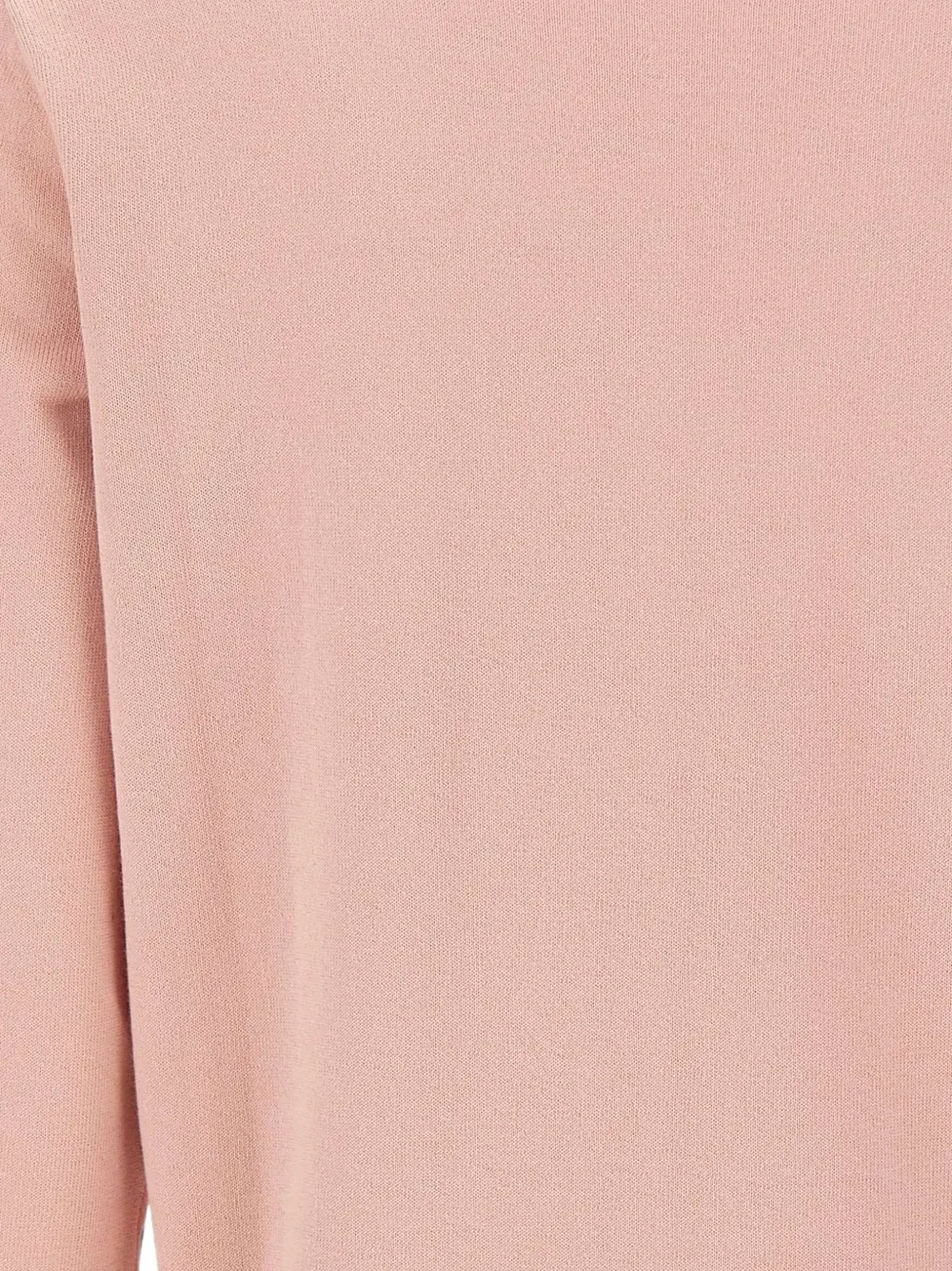 Kangra Trui met geribbelde afwerking en ronde hals Roze