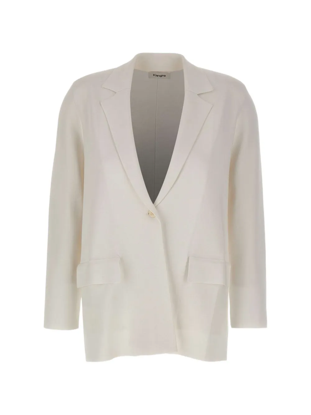 Kangra Milano-stitch single-breasted blazer - Toni neutri