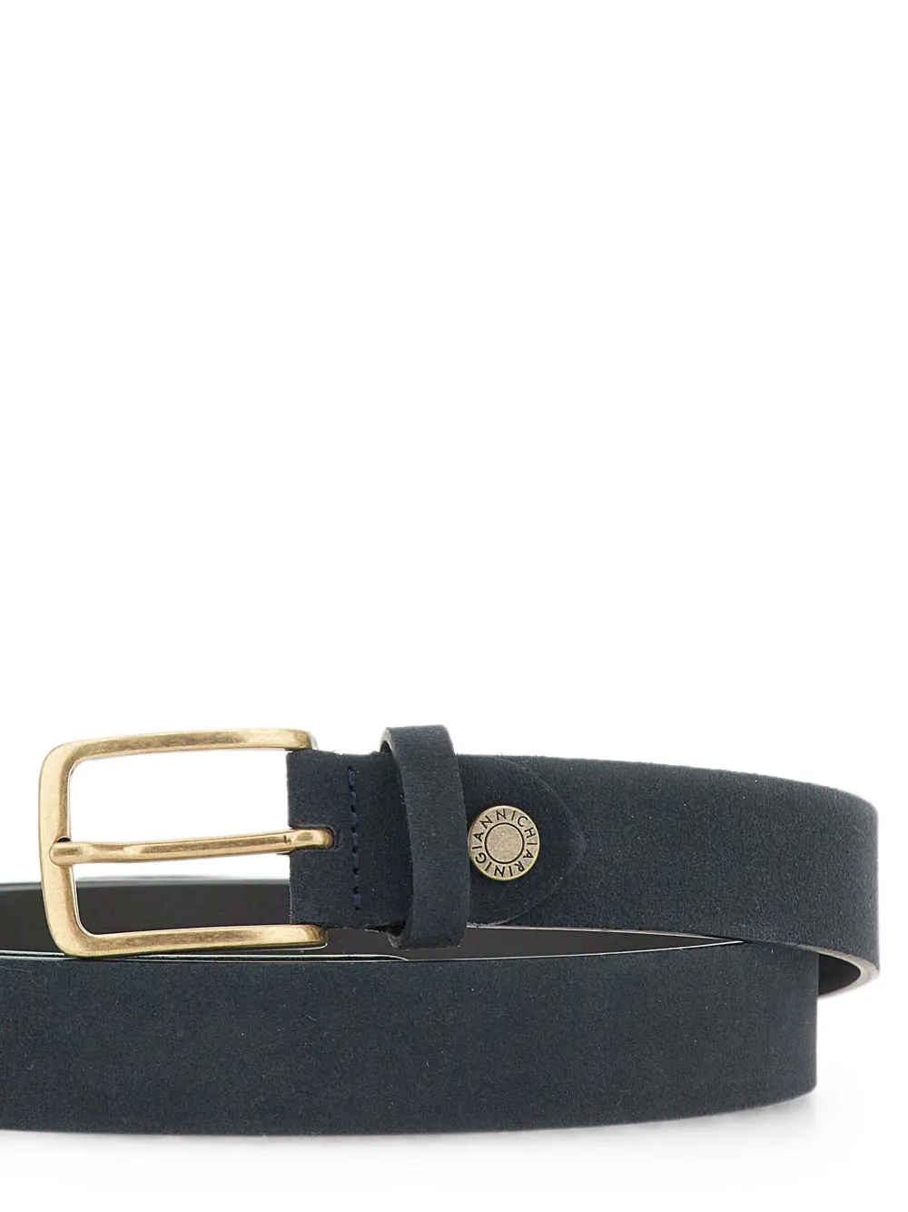 GIANNI CHIARINI Kalfssuède riem Blauw