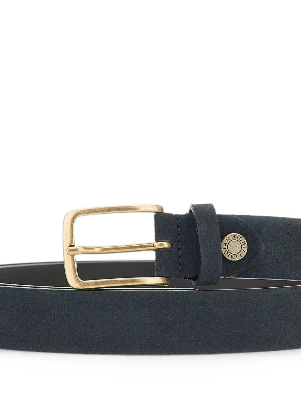GIANNI CHIARINI Kalfssuède riem Blauw