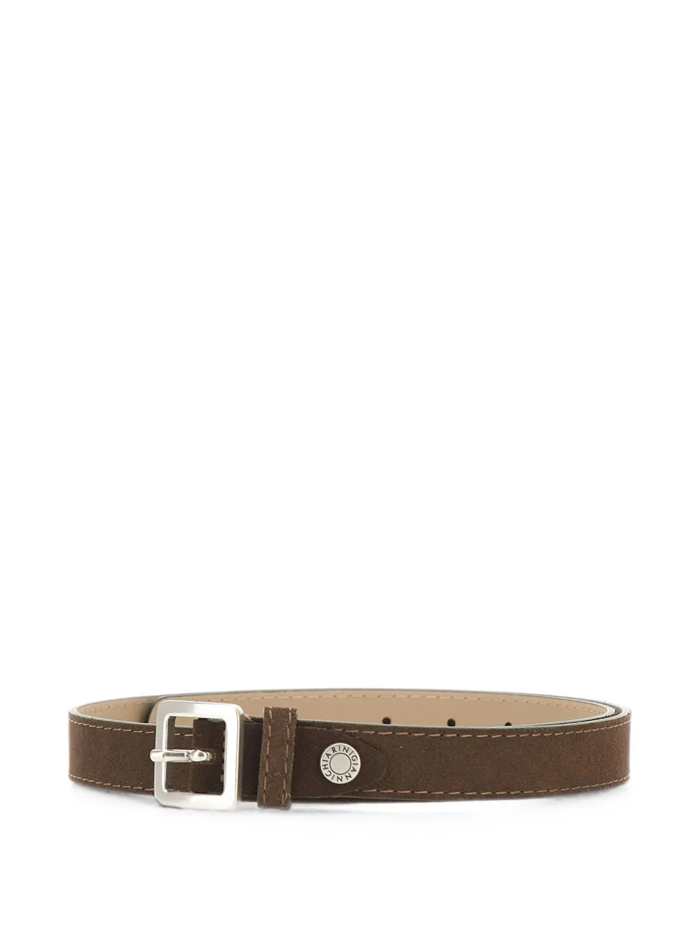 GIANNI CHIARINI Suède gespriem Bruin