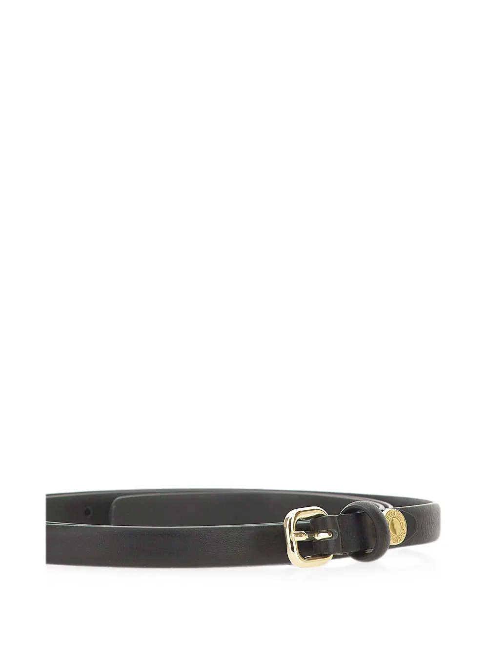 GIANNI CHIARINI Kalfsleren riem Zwart
