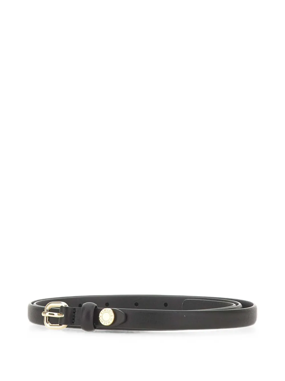 GIANNI CHIARINI Kalfsleren riem Zwart