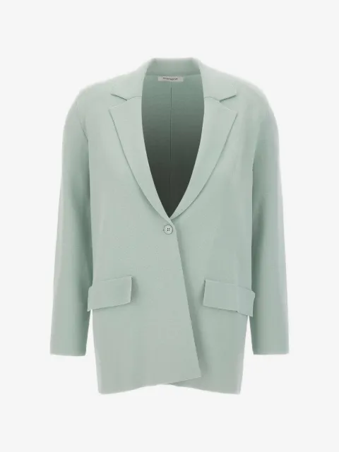 Kangra single-breasted Milano-stitch blazer