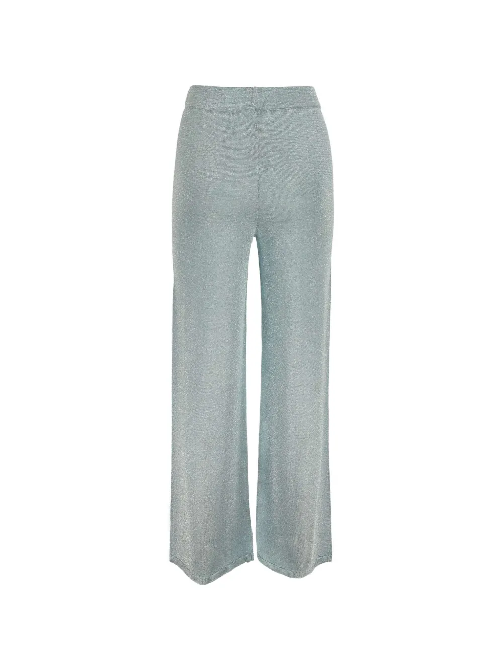 Kangra Gebreide lurex palazzo broek Blauw