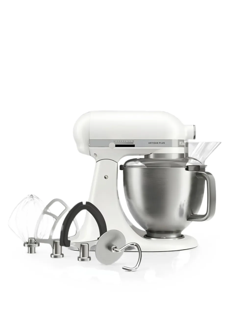 KitchenAid Artisan Plus tilt-head stand mixer - Bianco