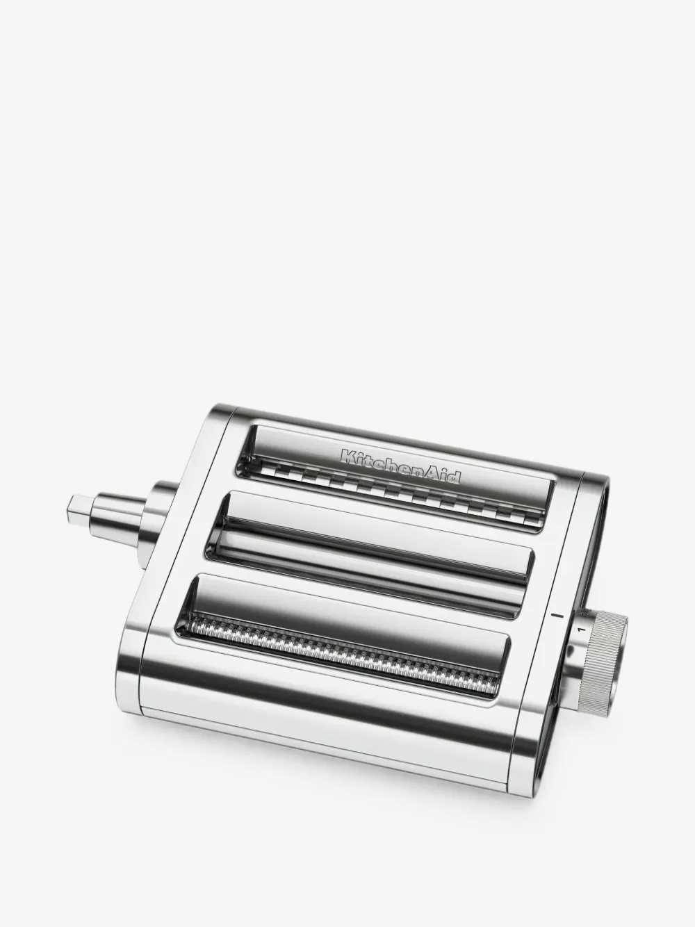 KitchenAid adjustable-dial pasta maker | Silver | Image 1