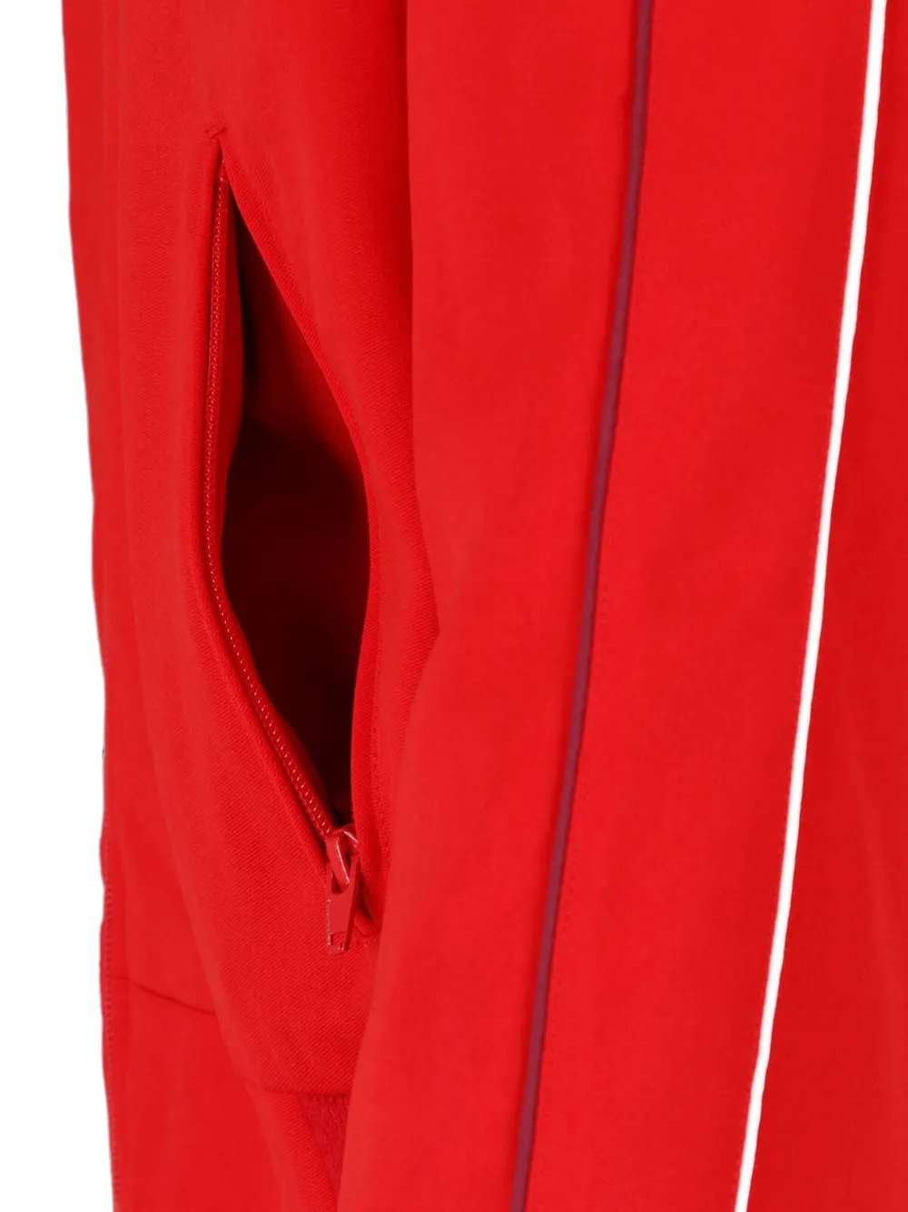 Marni Jack met contrasterende afwerking en rits Rood