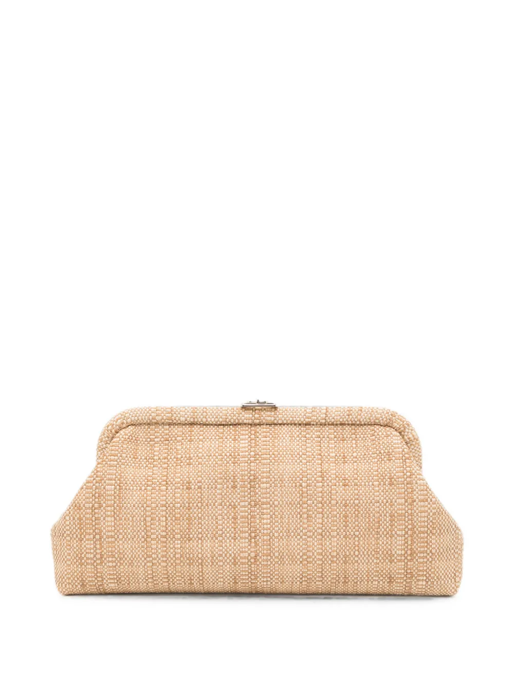 Jimmy Choo woven-effect shoulder bag - Neutrals