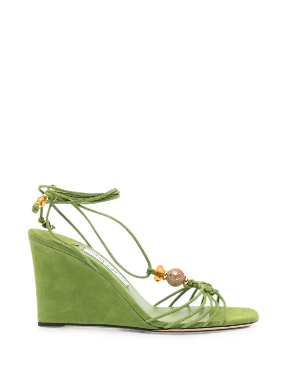 Jimmy Choo Lova Wedge 85 In Animal Print
