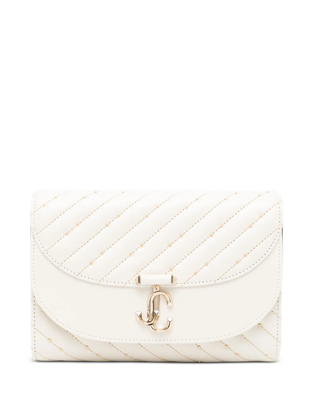 Jimmy Choo Varenne Avenue quilted shoulder bag - Neutrals