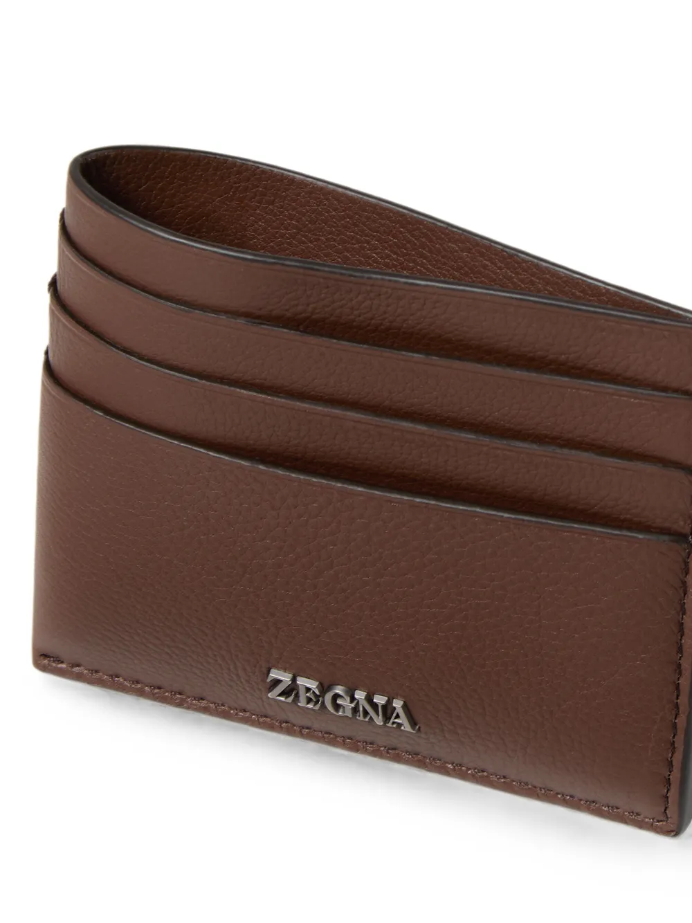 Zegna SECONDSKIN pasjeshouder Bruin
