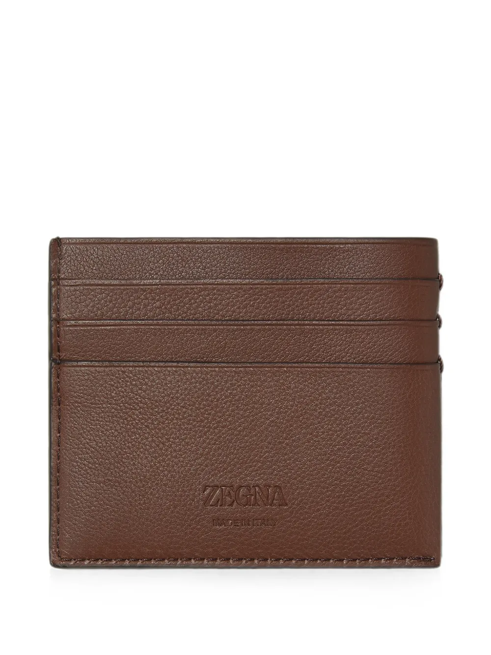 Zegna SECONDSKIN pasjeshouder Bruin