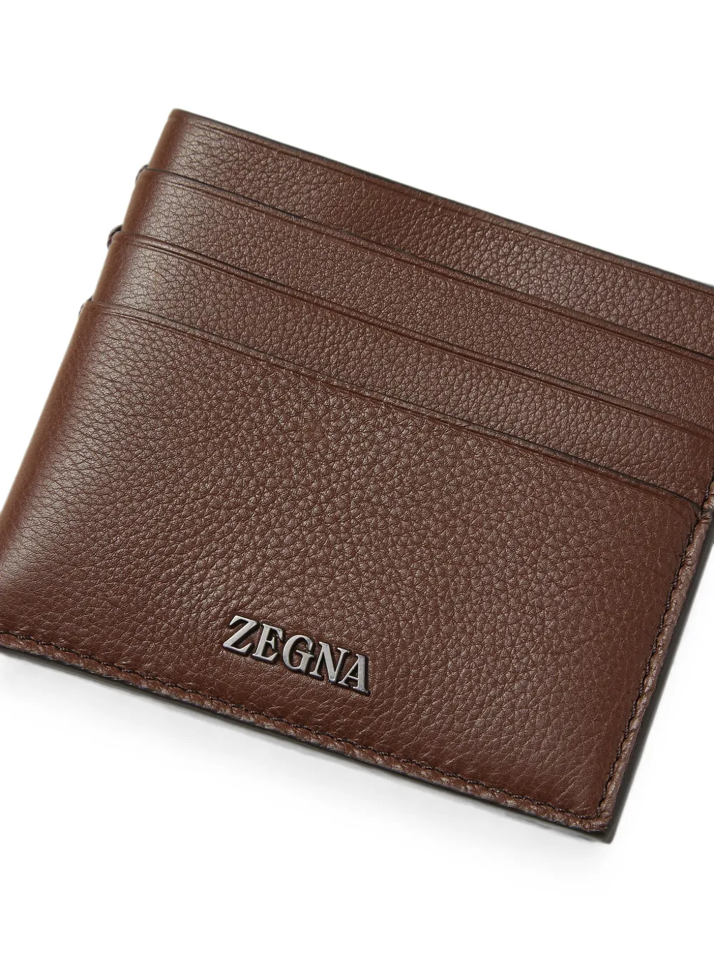 Zegna SECONDSKIN pasjeshouder Bruin