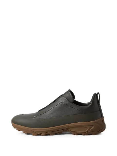 Zegna dark olive green Triple Stitch™ Monte Secondskin sneakers