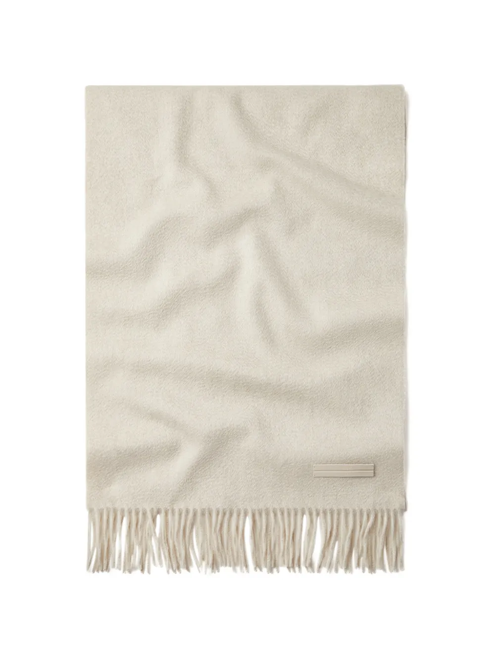 Zegna cream white Oasi cashmere scarf - Toni neutri
