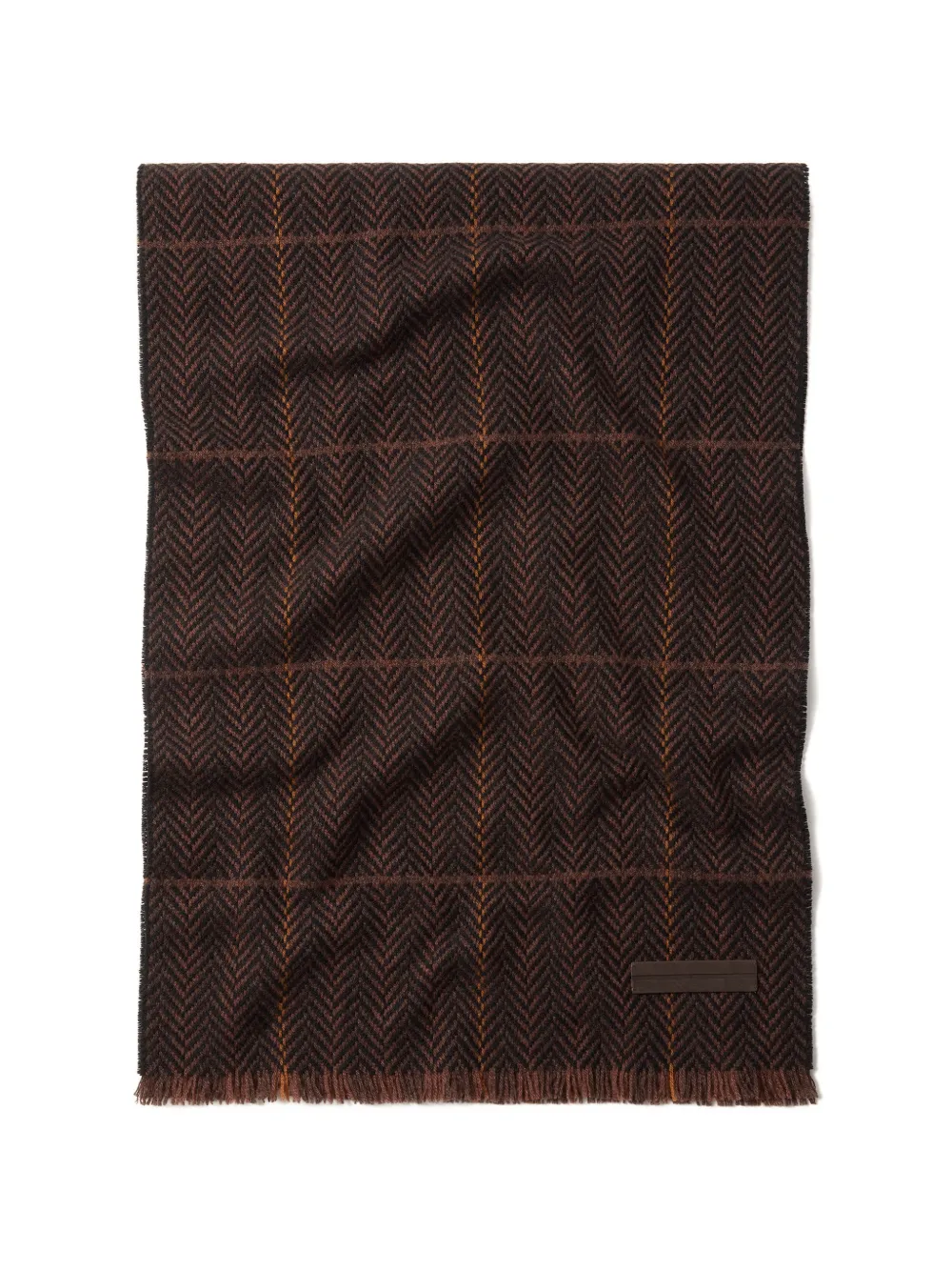 Zegna Oasi cashmere scarf Bruin