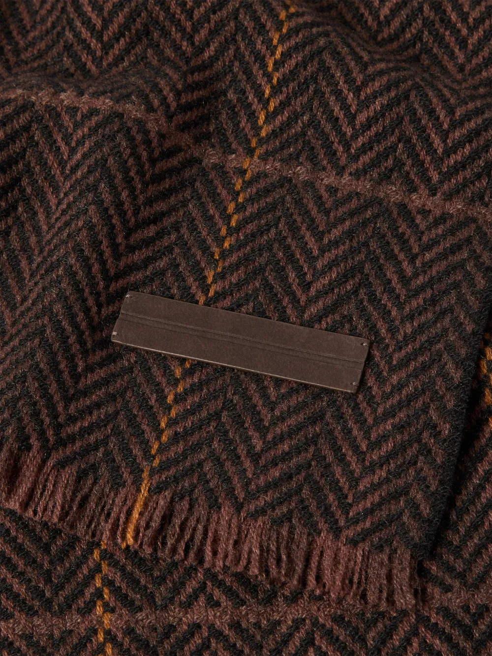 Zegna Oasi cashmere scarf Bruin