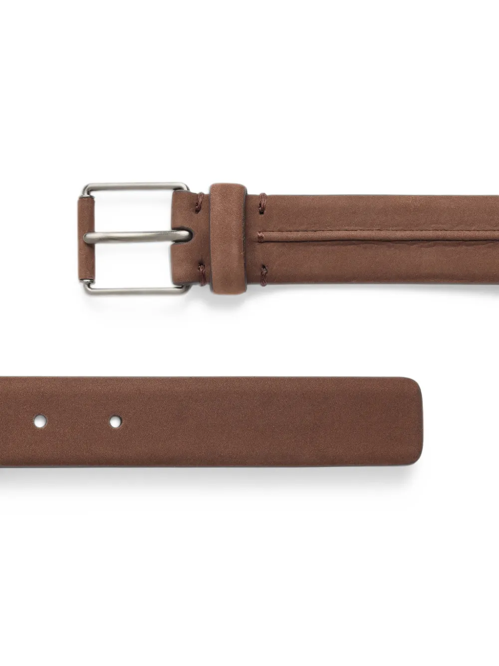 Zegna Nubuck riem Bruin