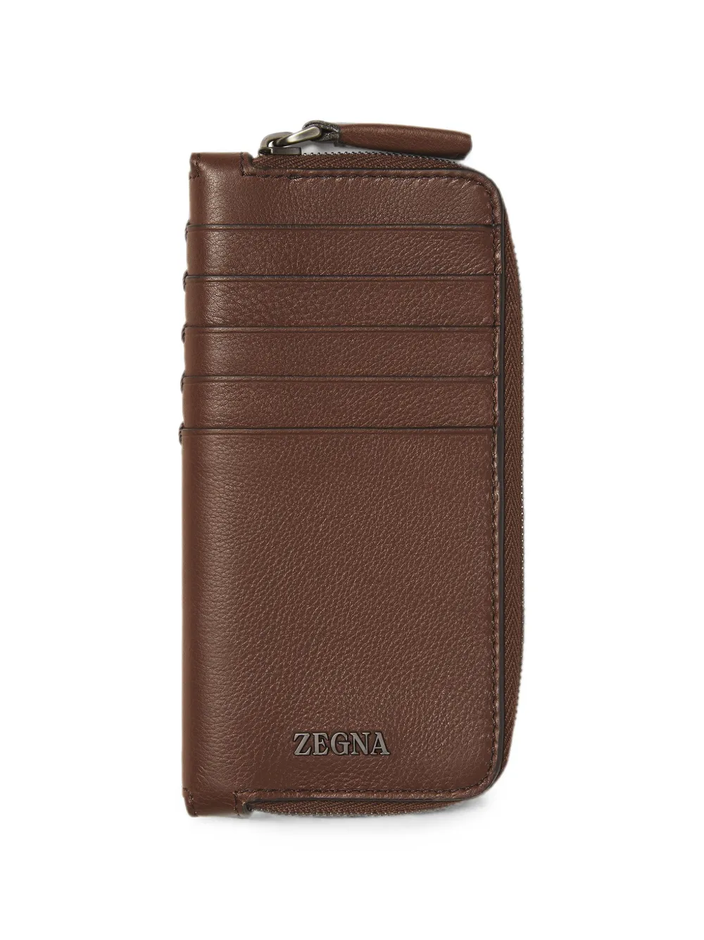 Zegna SECONDSKIN pasjeshouder Bruin