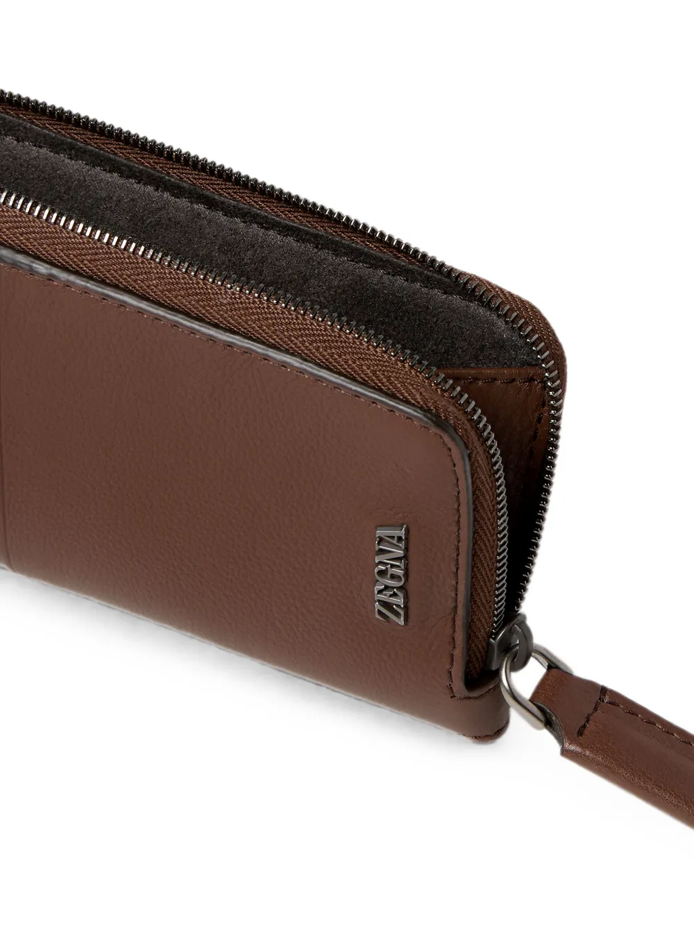 Zegna SECONDSKIN pasjeshouder Bruin