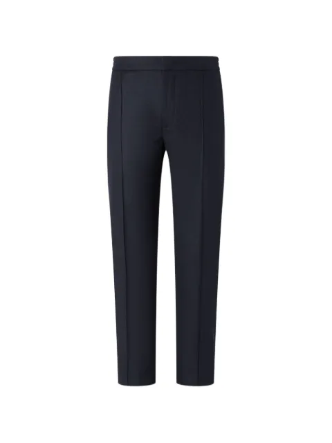 Zegna navy blue wool silk and cashmere pants