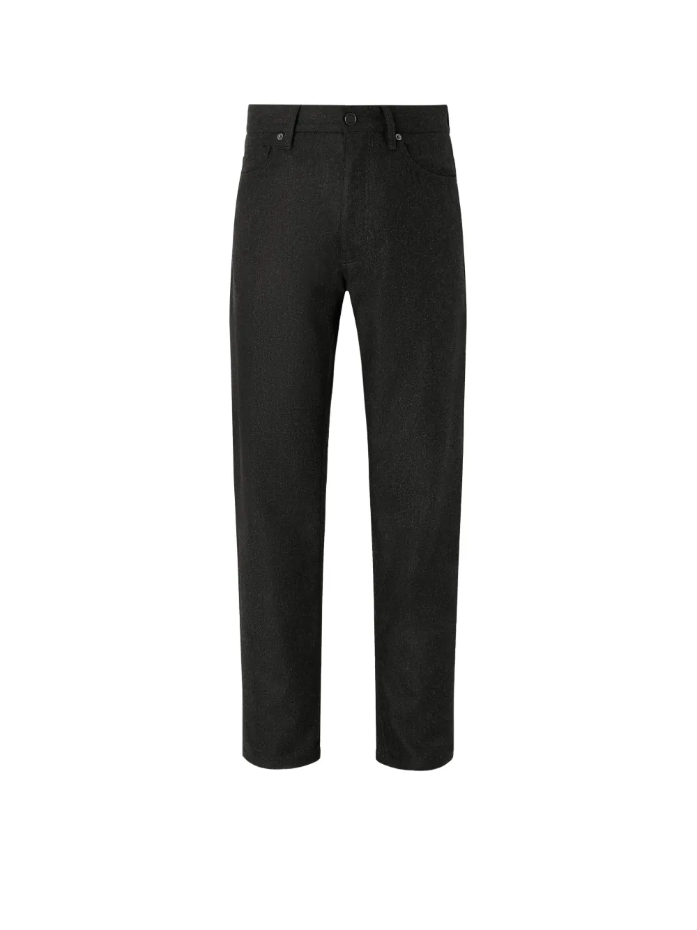 Zegna Pantaloni Roccia grigio scuro in lana e cashmere