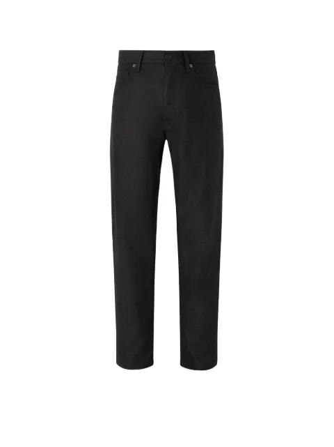 Zegna dark grey wool and cashmere Roccia pants
