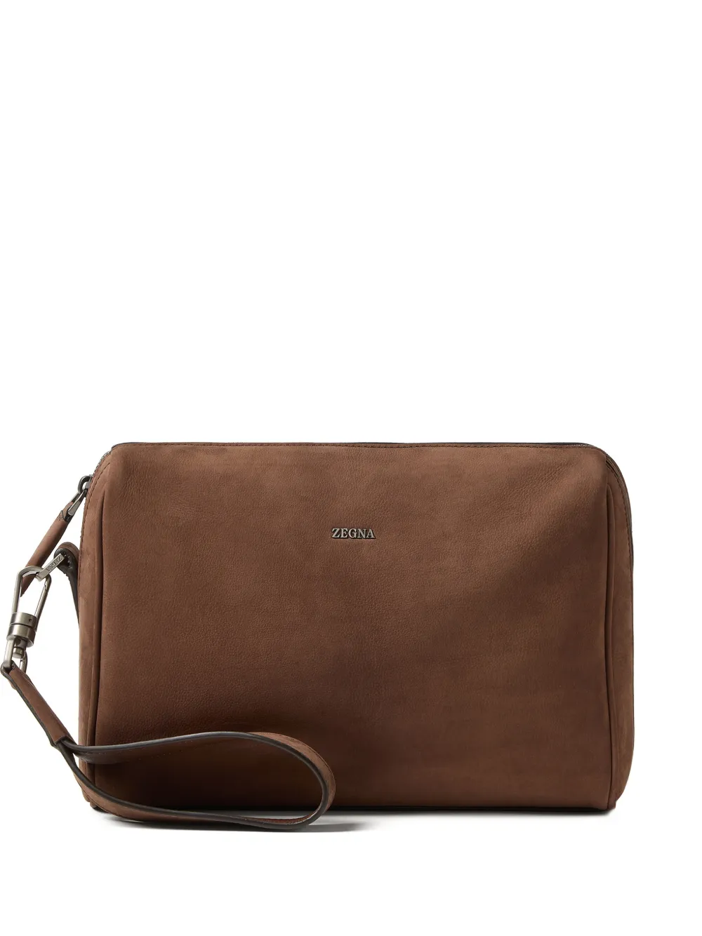 Zegna brown Secondskin pouch · One Size