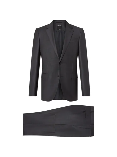 Zegna dark grey Trofeo Selection wool suit