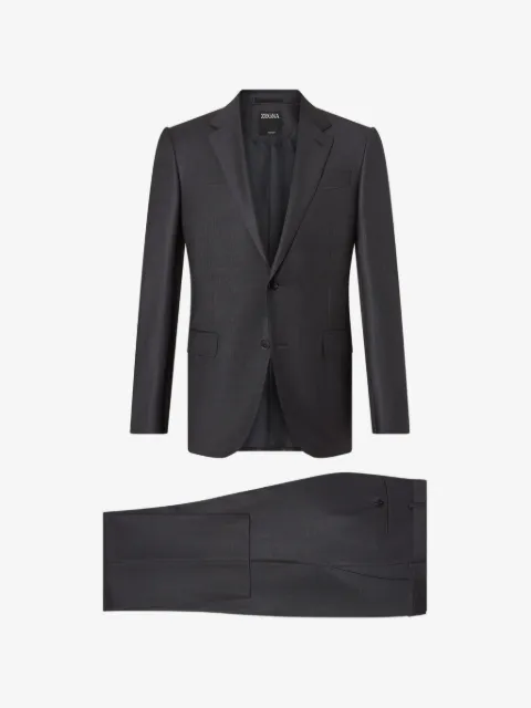 Zegna dark grey Trofeo Selection wool suit