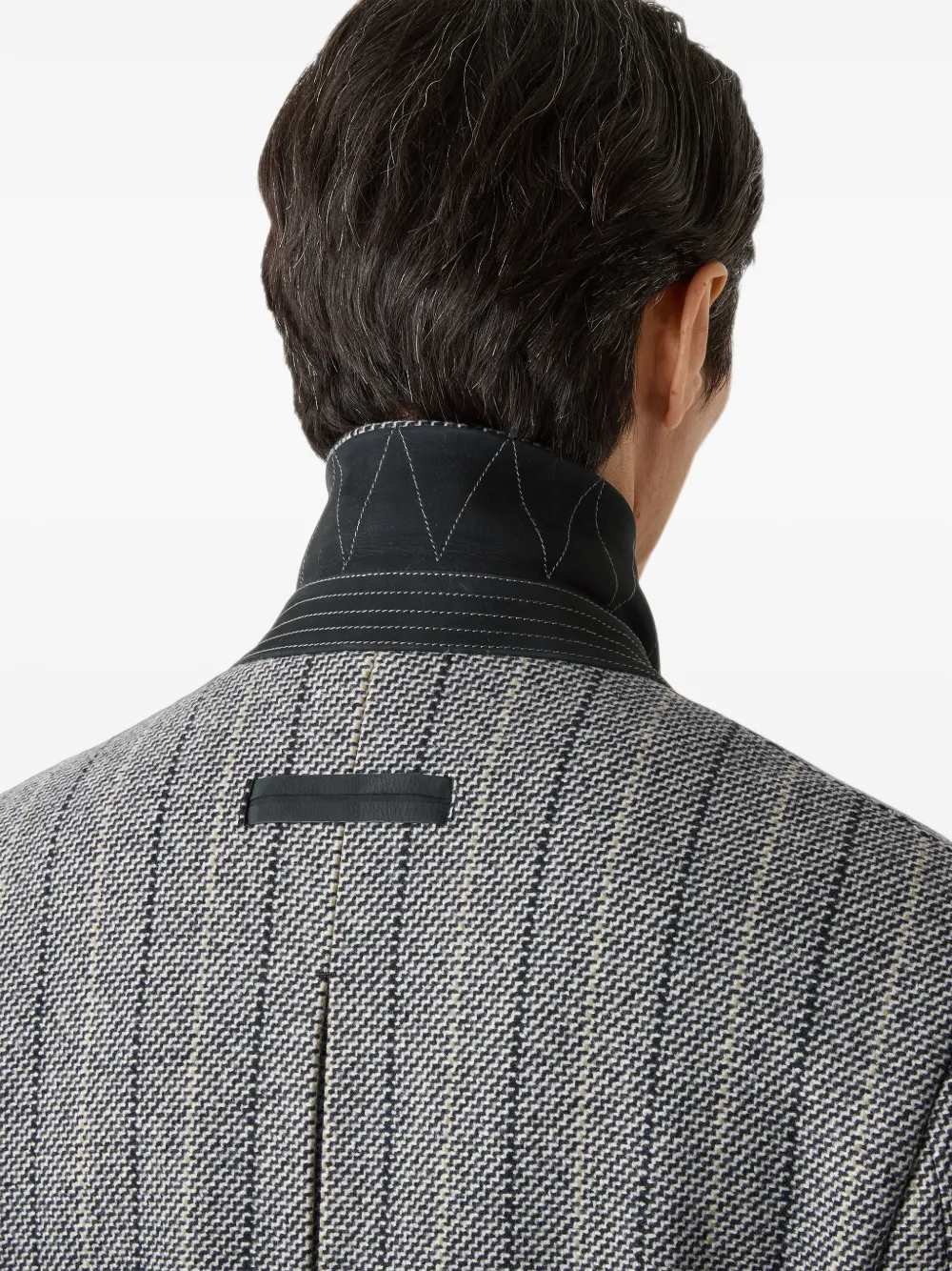 Zegna Trofeo Selection wollen jas Grijs