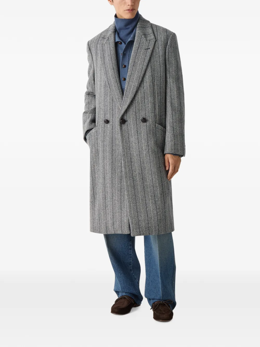 Zegna Trofeo Selection wollen jas Grijs