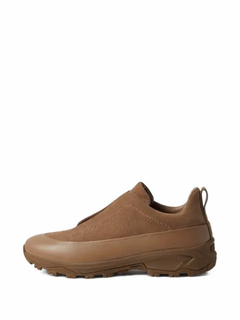 Zegna zapatillas Triple Stitch™ Monte de ante y de piel