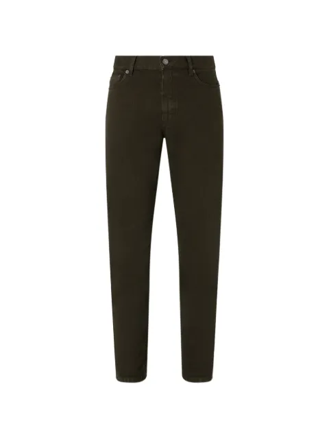 Zegna dark olive green cotton Roccia pants