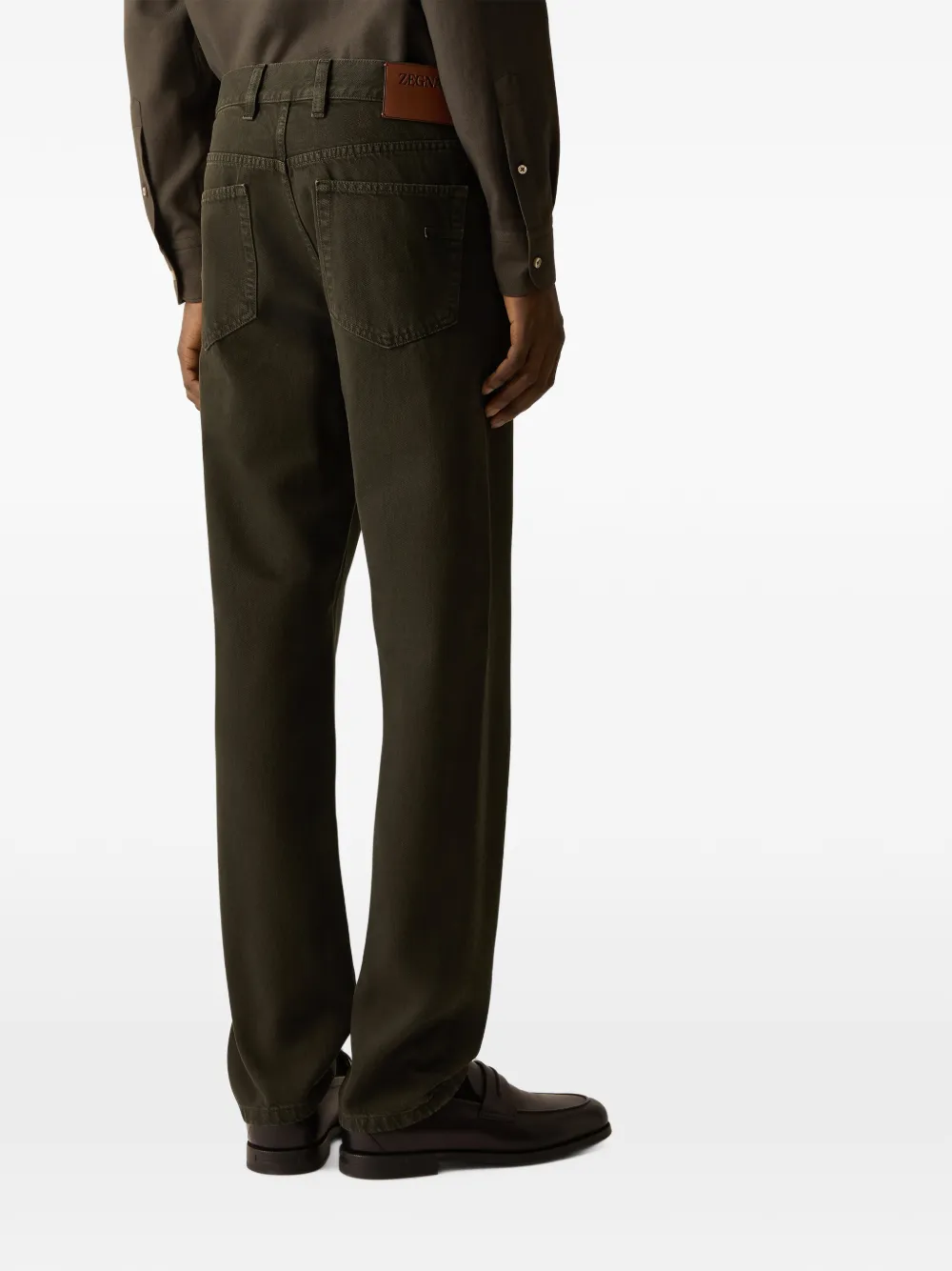 Zegna Roccia katoenen broek Groen