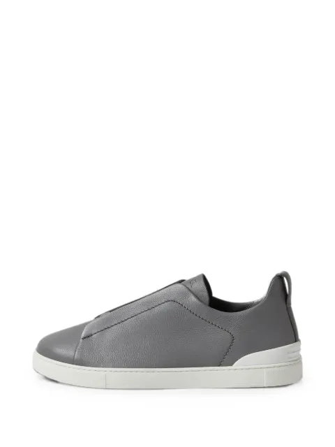 Zegna grey mélange Triple Stitch™ SECONDSKIN sneakers