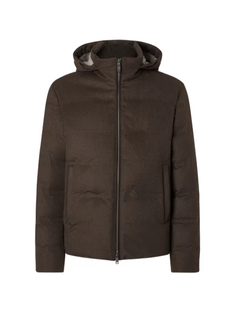 Zegna dark brown cashmere blouson