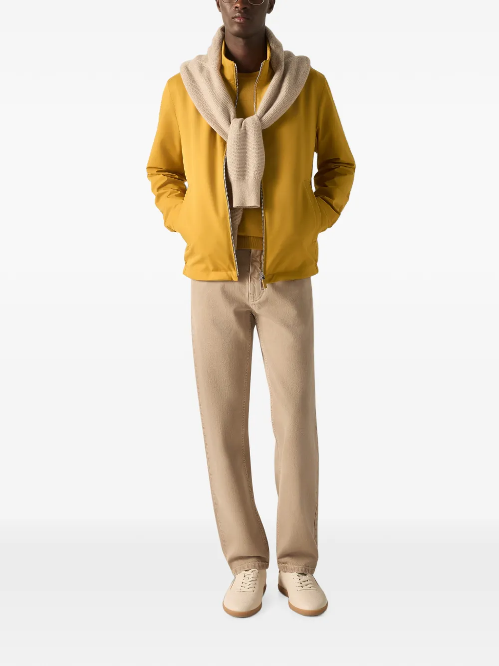 Zegna Motorin 100cc microvezel jack Geel