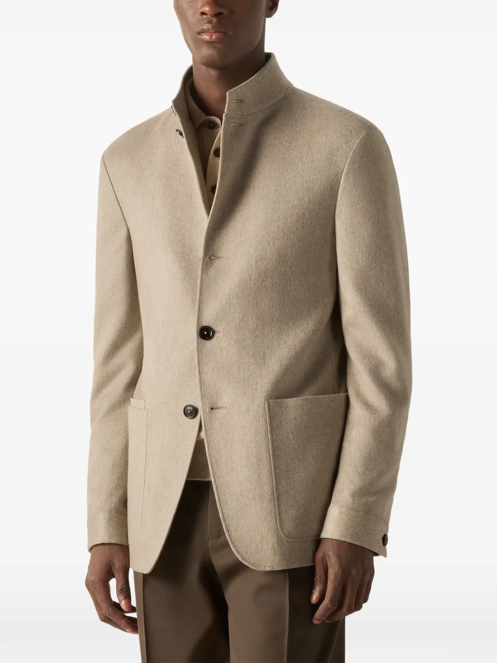 Zegna Oasi kasjmier Il Conte jack Beige