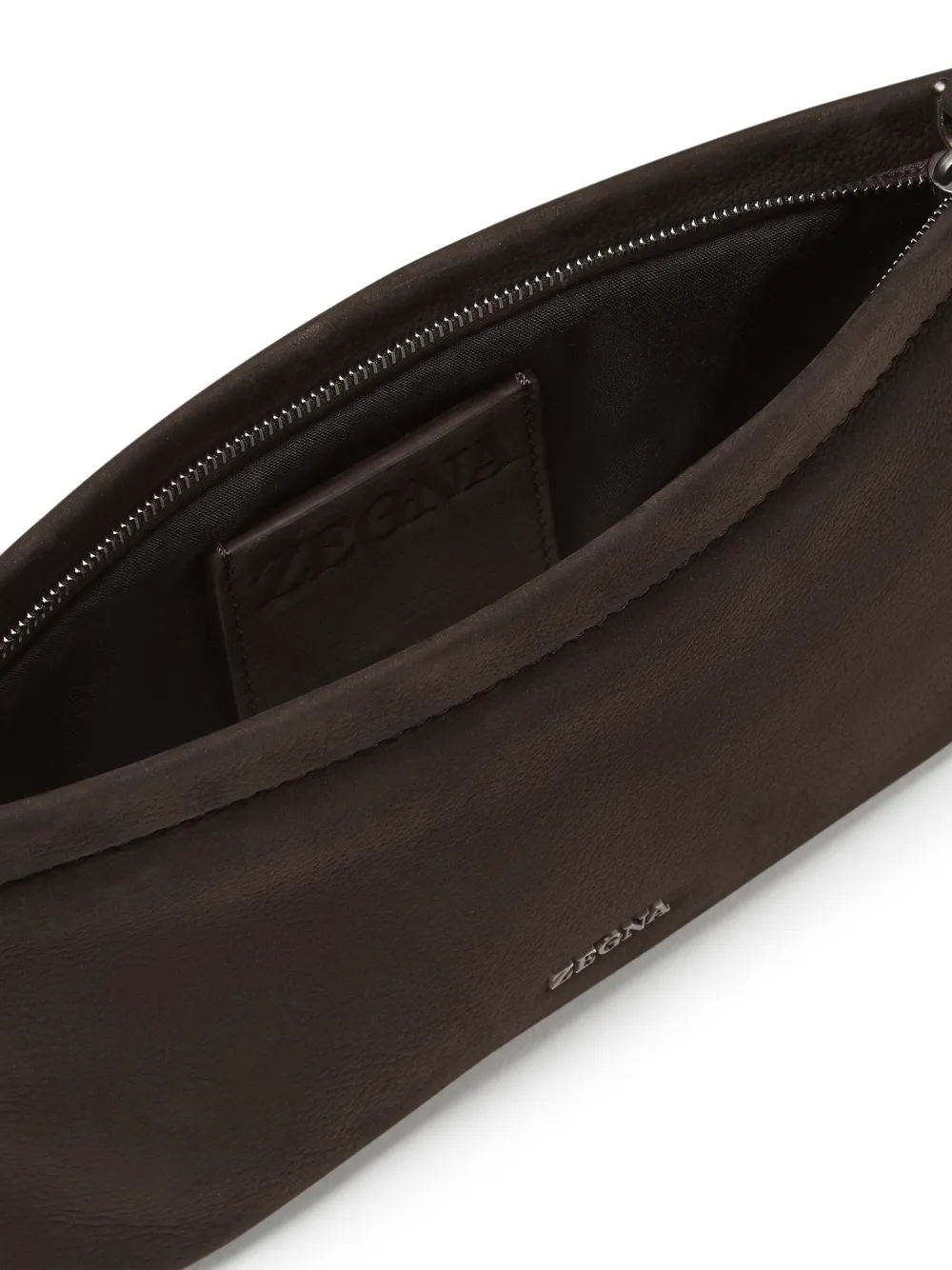 Zegna SECONDSKIN donkerbruine buidel