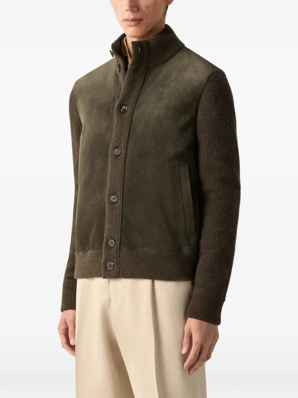 Zegna Oasi kasjmier jack Bruin