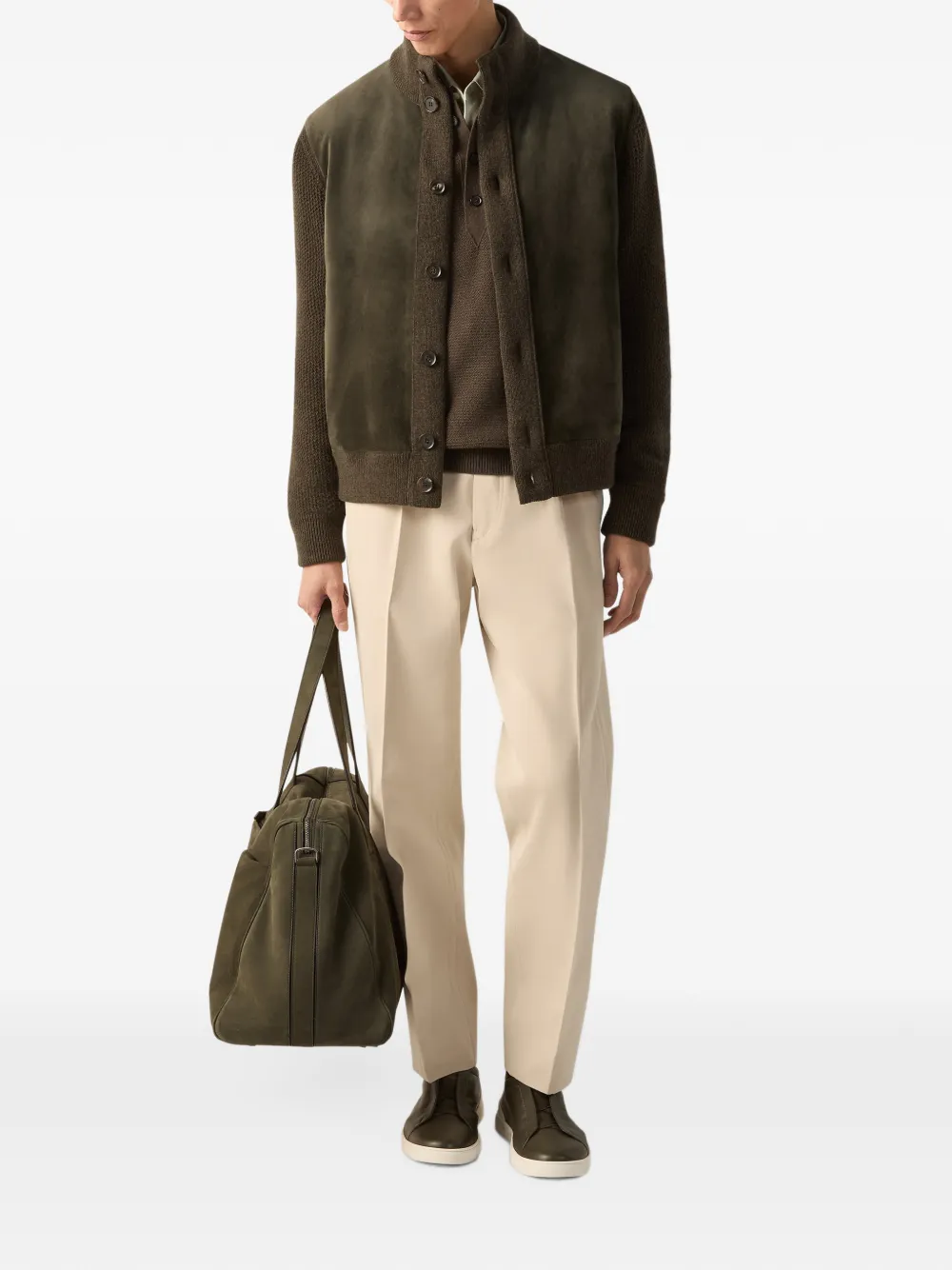 Zegna Oasi kasjmier jack Bruin