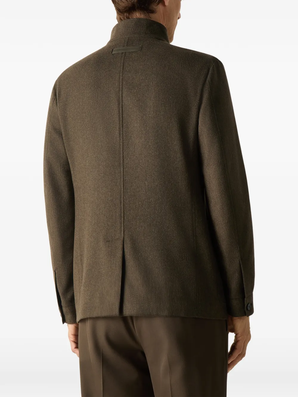 Zegna Oasi Conte II kasjmier jack Bruin