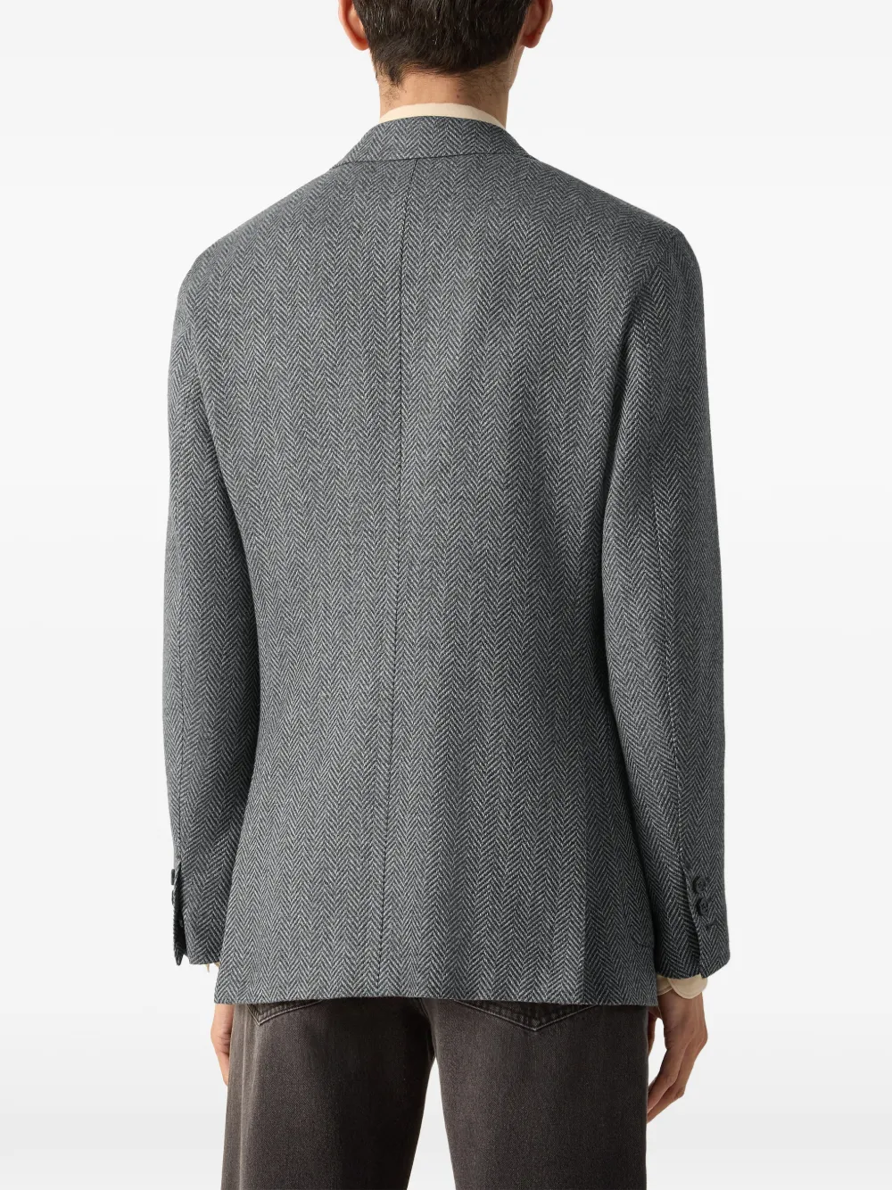 Zegna Oasi kasjmier jack Grijs