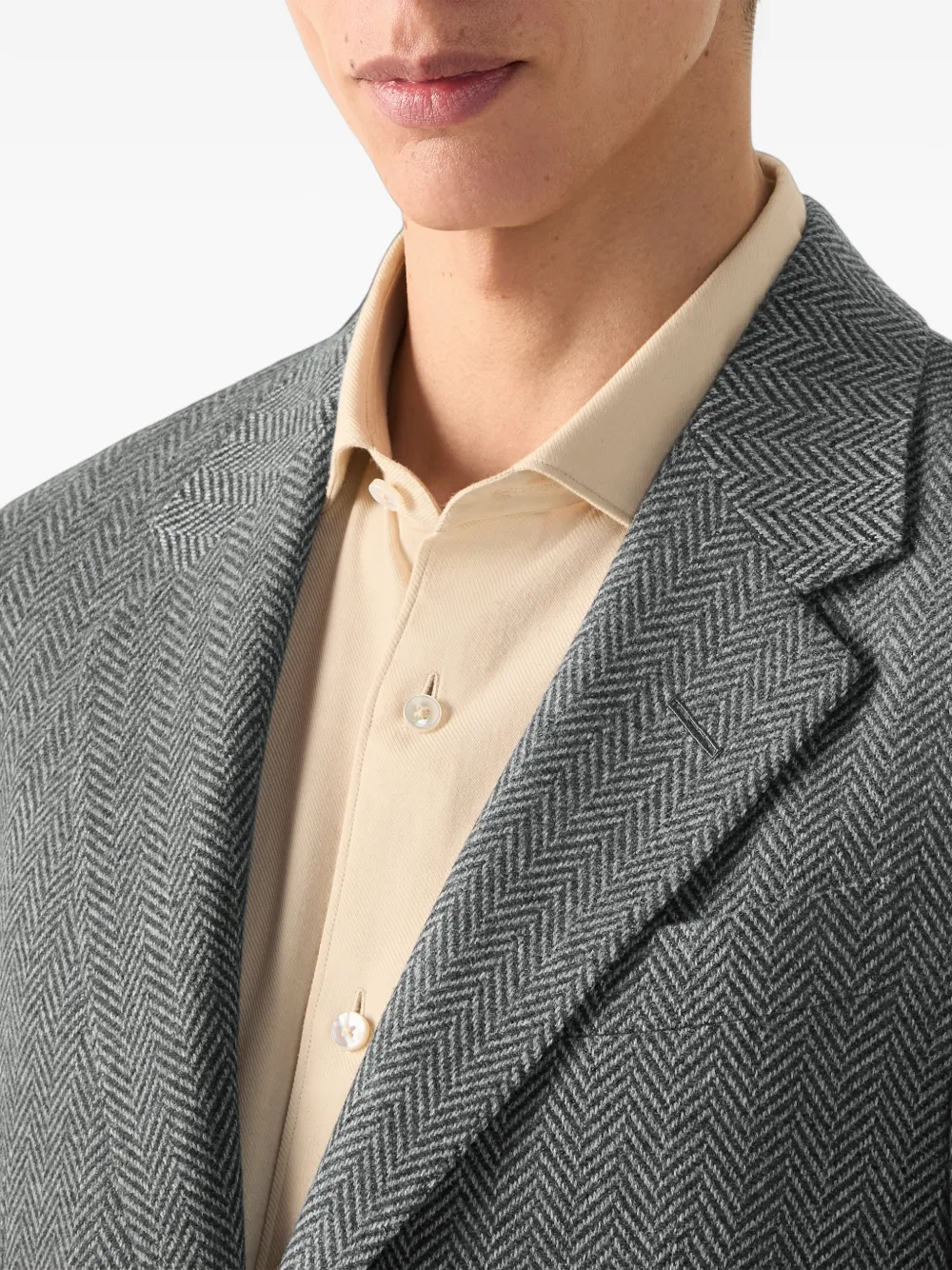 Zegna Oasi kasjmier jack Grijs