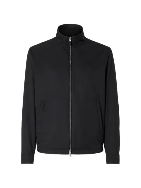 Zegna black microfiber Motorin 100cc blouson
